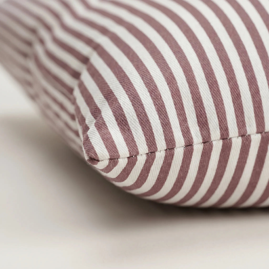 Strypa™ -  Square Striped Throw Cushion -  Supporting The Back