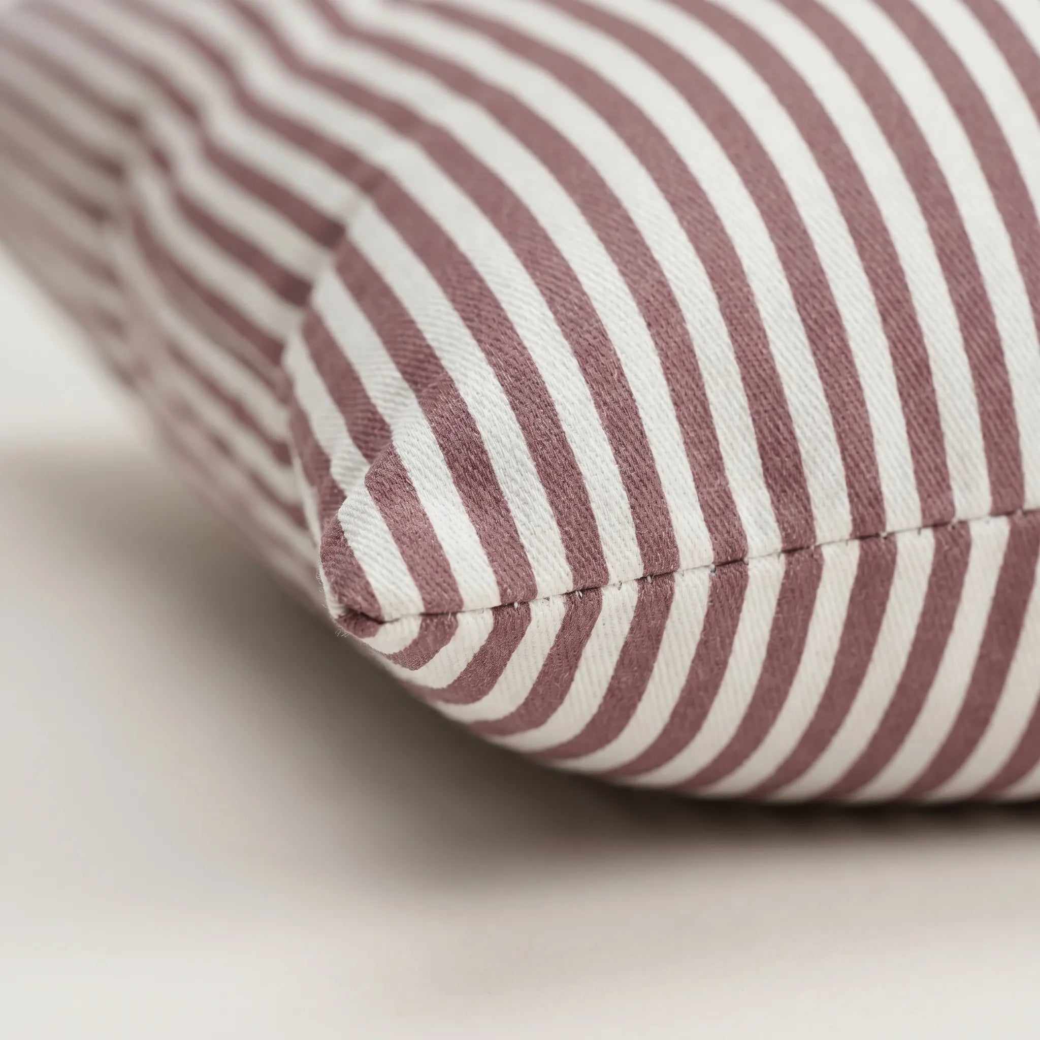 Strypa™ -  Square Striped Throw Cushion -  Supporting The Back
