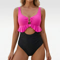 Sylvina™ -  Two-Piece Peplum Swimsuit -  Beach Holidays