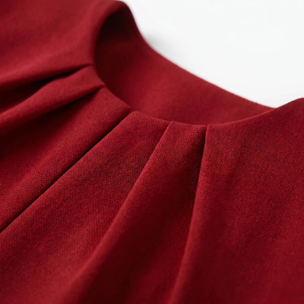 Tailoris™ -  Cropped Open Front Blazer -  Office Layering