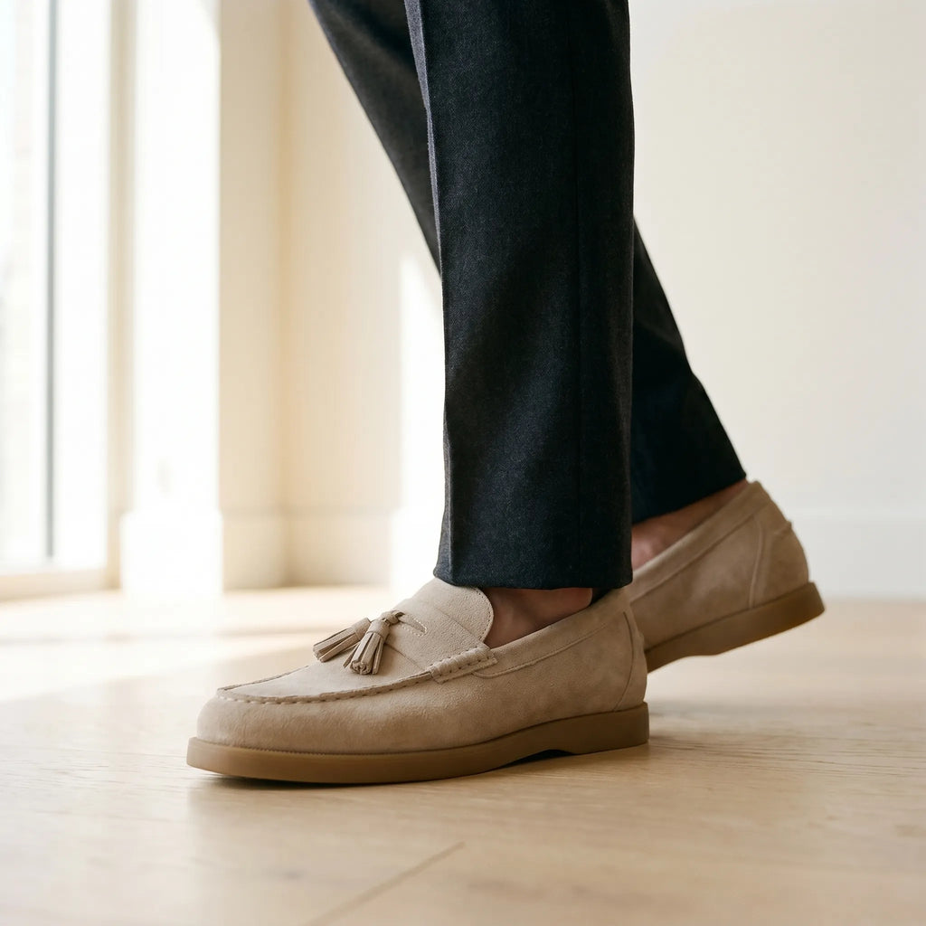 Tasslum™ -  Classic Slip-On Tassel Loafers -  Smart Casual Dressing