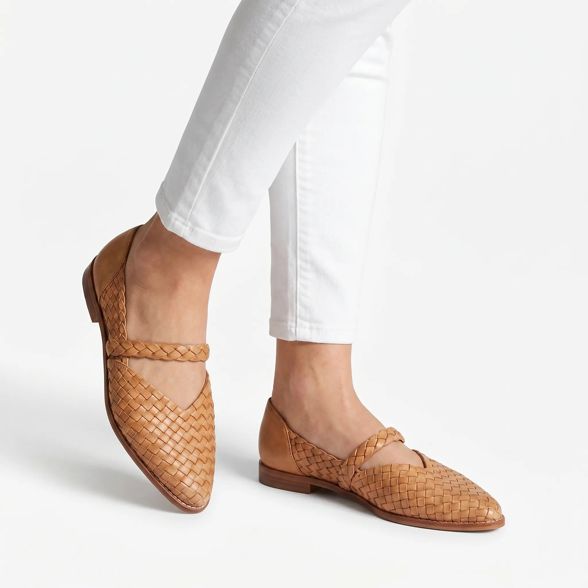 Tessina™ -  Woven Pointed Toe Mules -  Easy Slip-On Wear