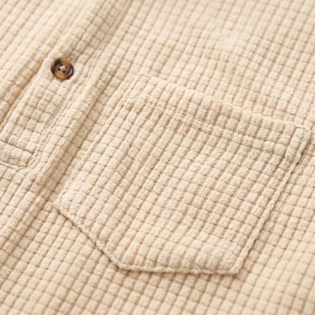 Texley™ -  Men's Waffle Textured Polo -  Casual Weekend Wear