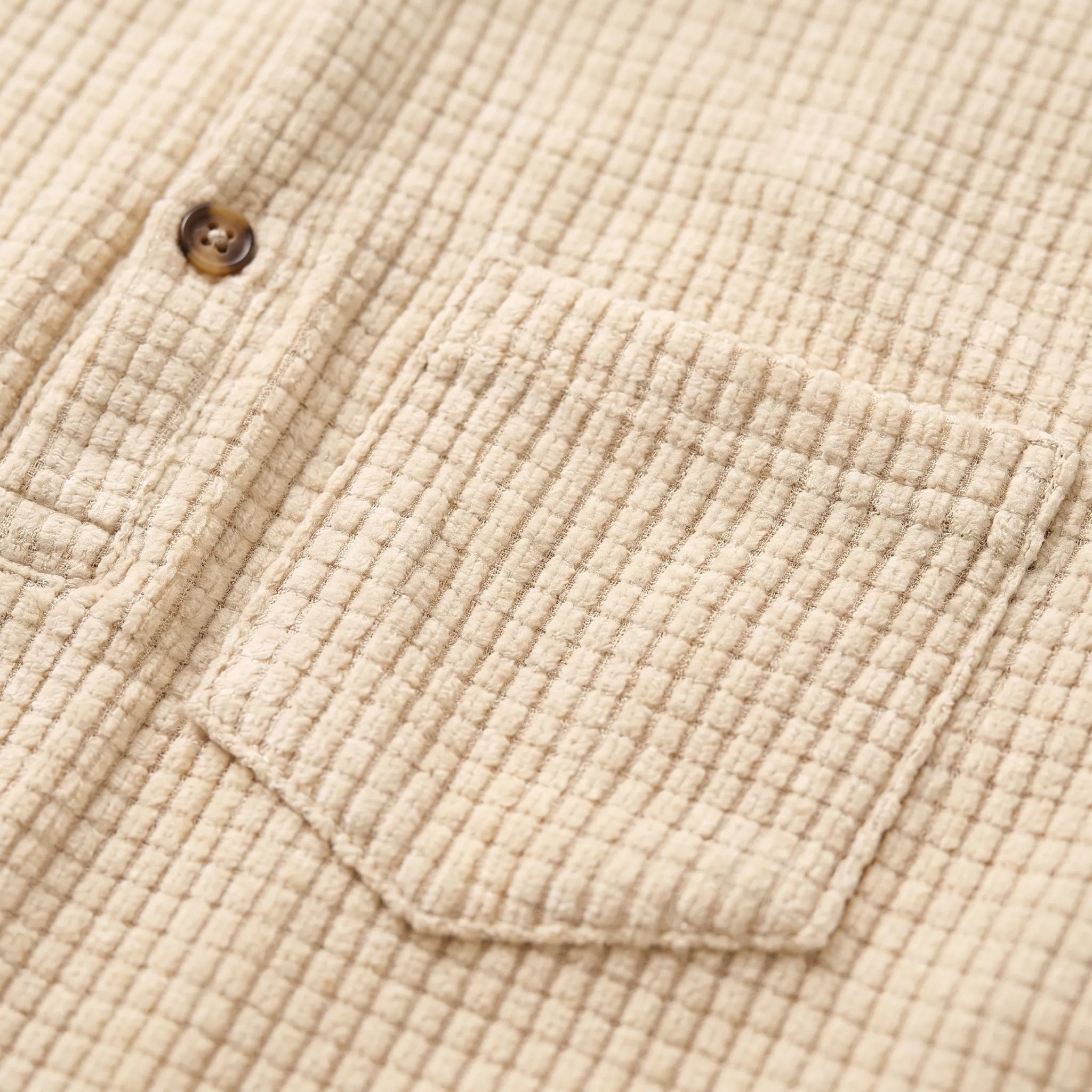 Texley™ -  Men's Waffle Textured Polo -  Casual Weekend Wear