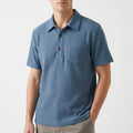 Texley™ -  Men's Waffle Textured Polo -  Casual Weekend Wear