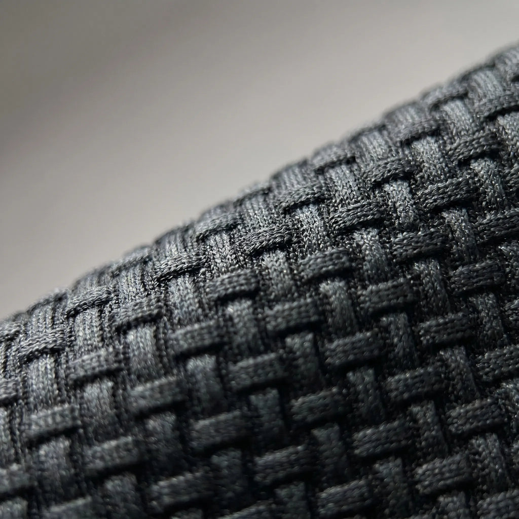 Texturis™ -  Textured Knit Polo Shirt -  Smart Casual Dressing