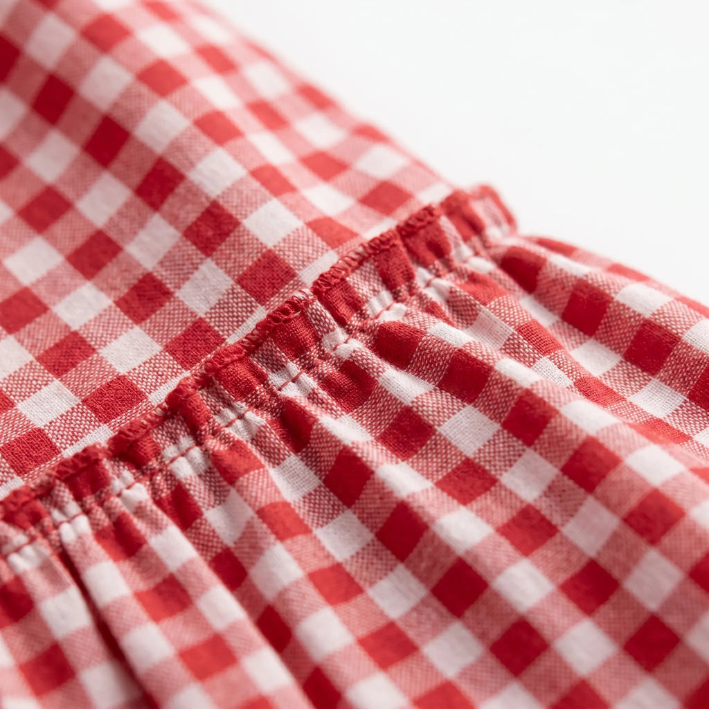 Tierella™ -  Tiered Gingham Maxi Skirt -  Warm Weather Outings