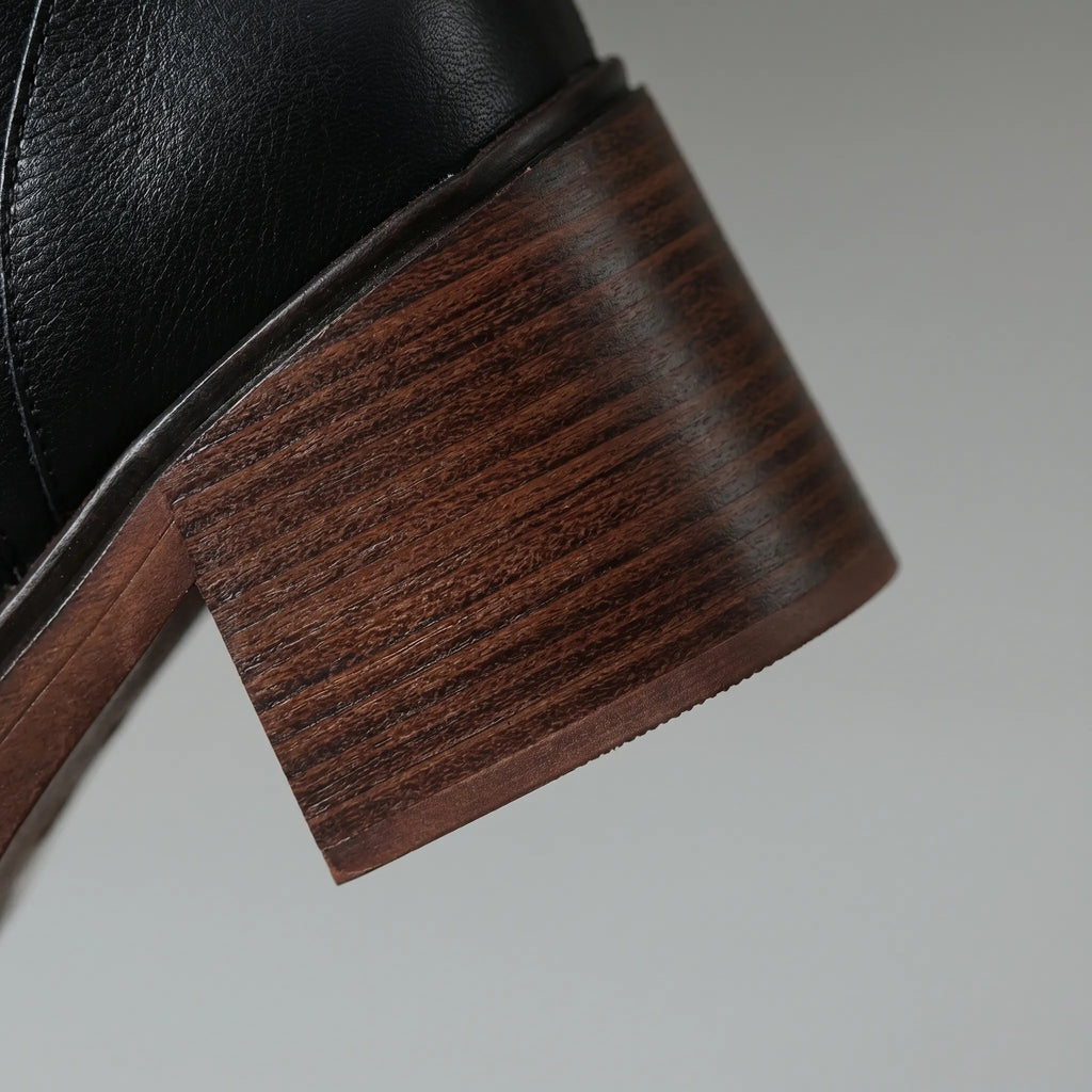 Treston™ -  Mid Heel Ankle Boot -  Everyday Casual Wear