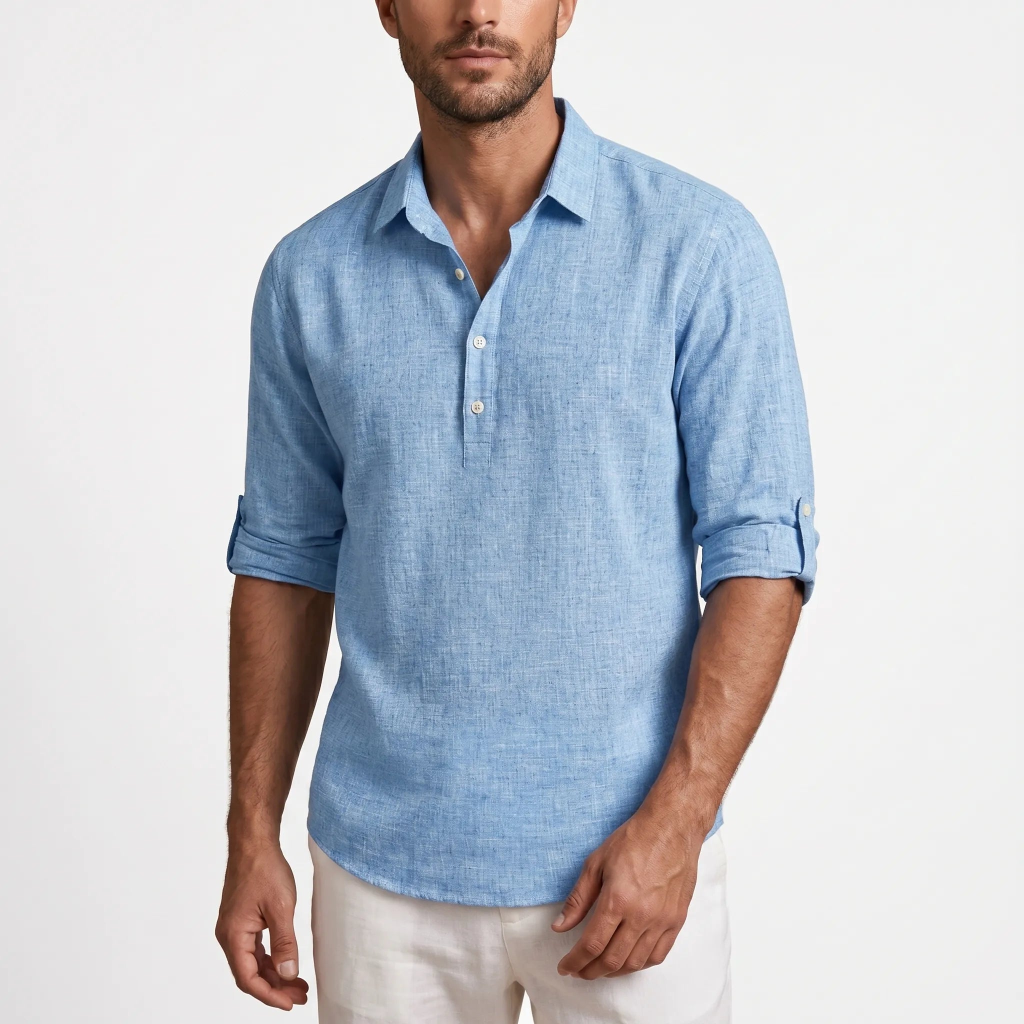 Trevail™ -  Long Sleeved Polo Shirt -  Weekend Pub Lunches