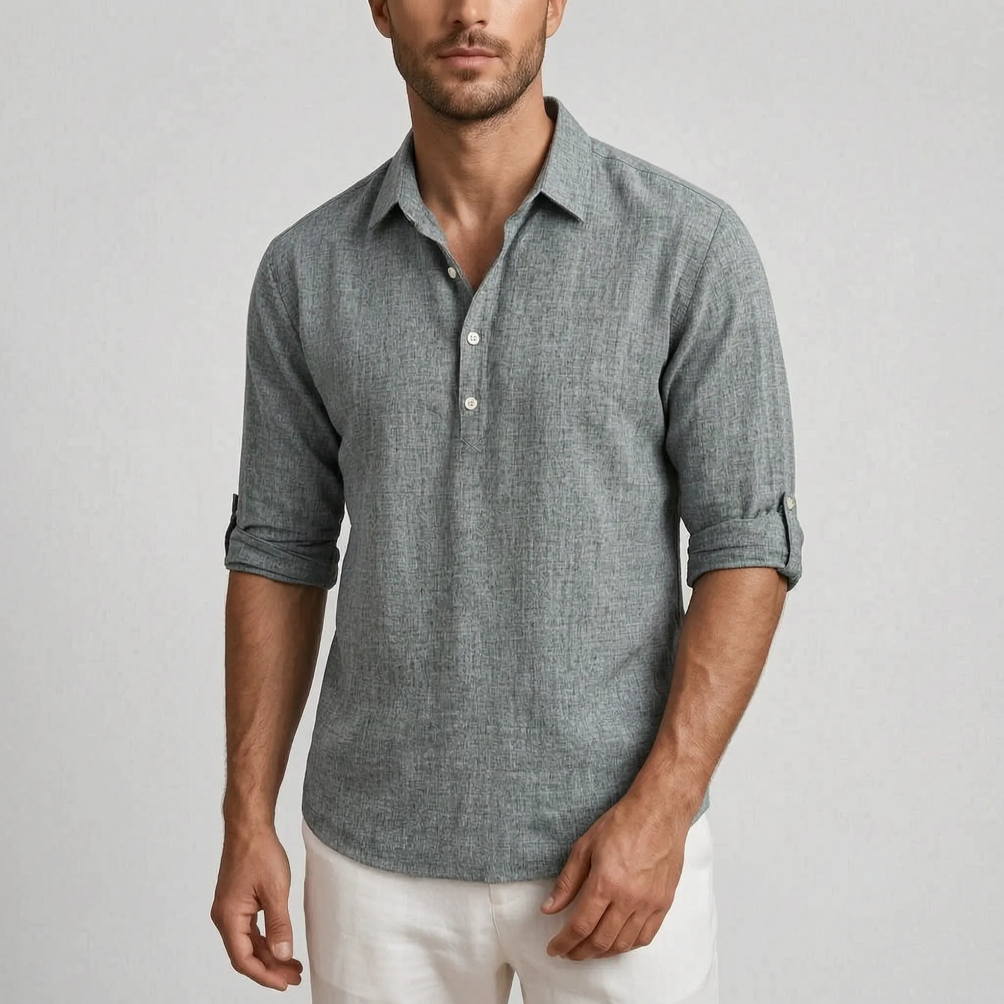 Trevail™ -  Long Sleeved Polo Shirt -  Weekend Pub Lunches
