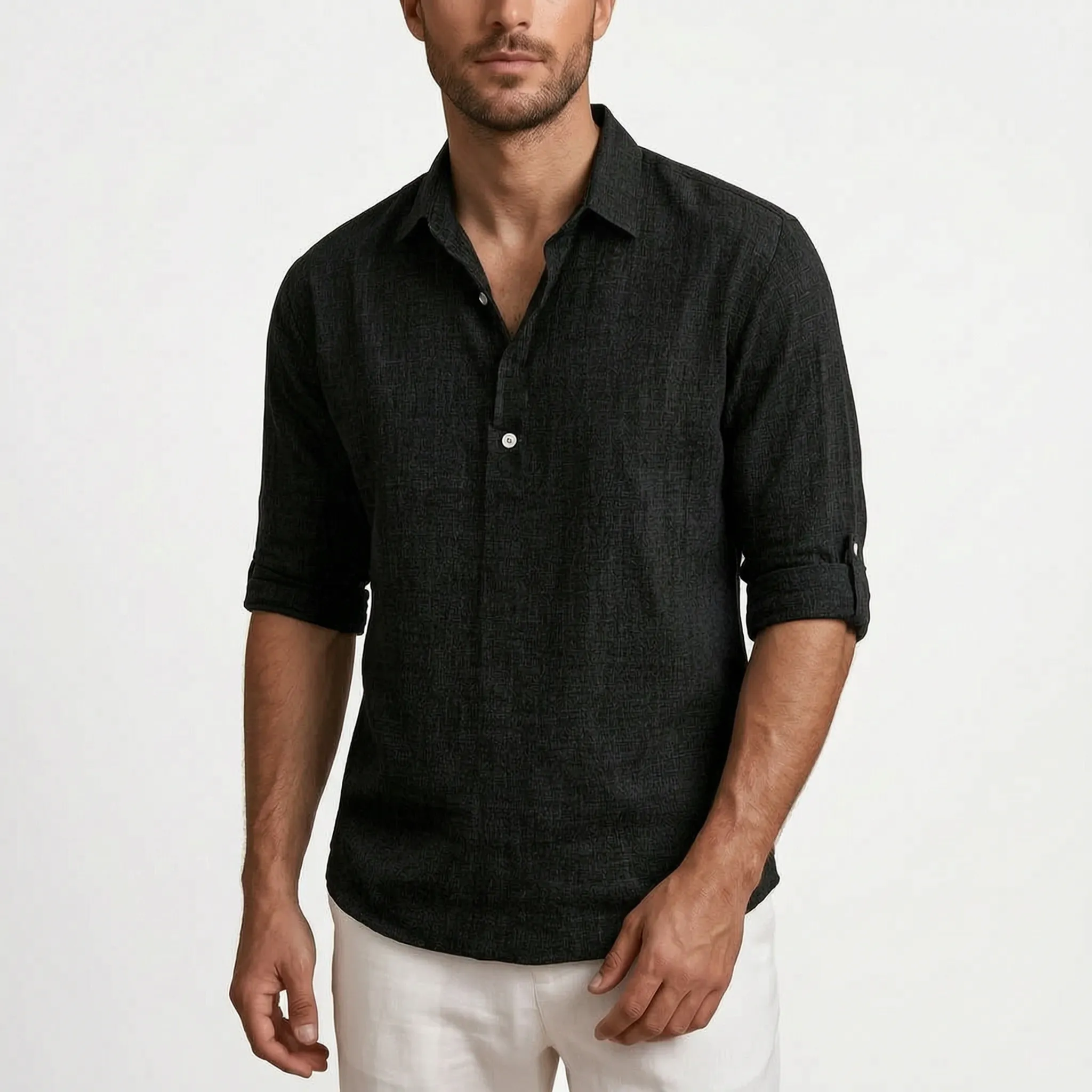 Trevail™ -  Long Sleeved Polo Shirt -  Weekend Pub Lunches
