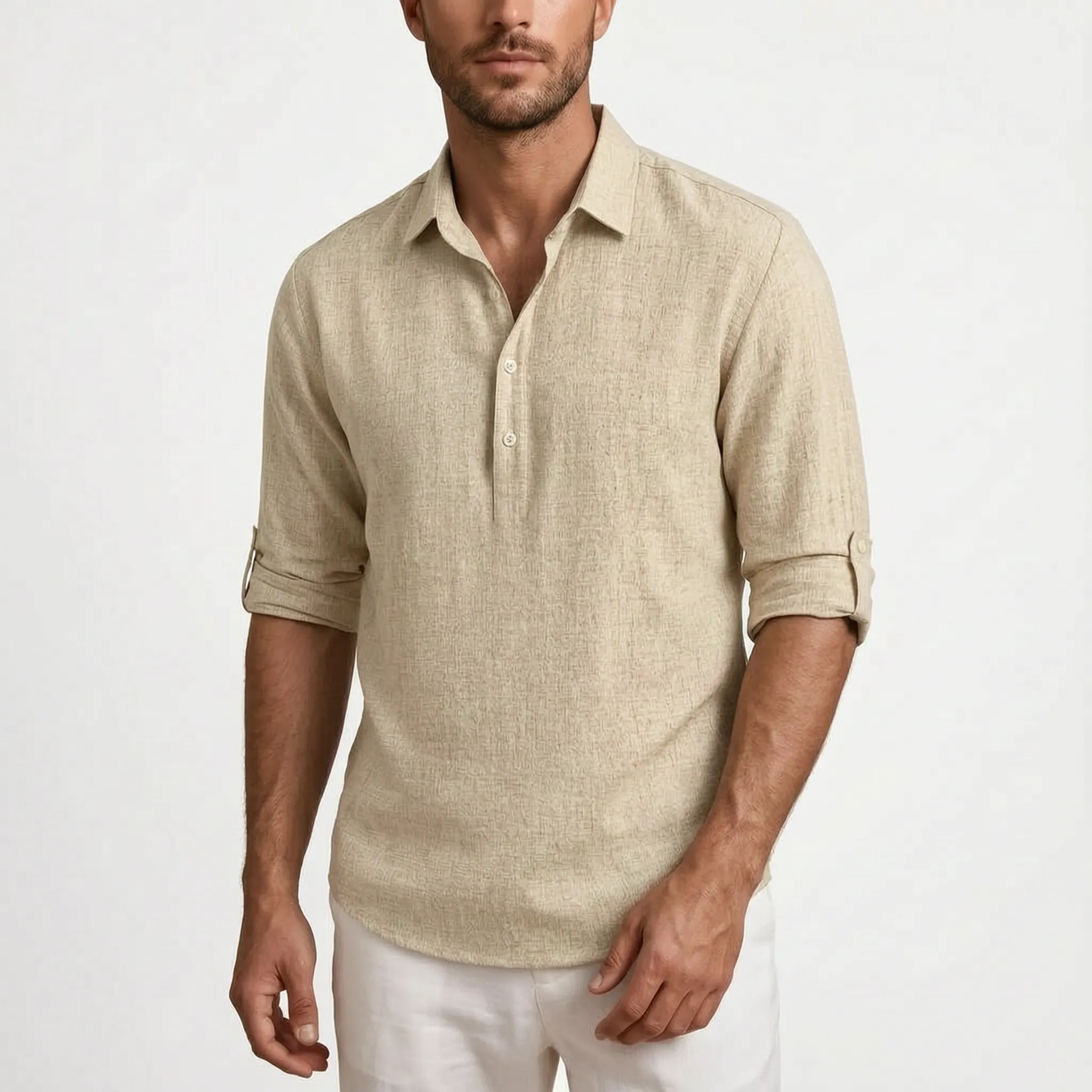Trevail™ -  Long Sleeved Polo Shirt -  Weekend Pub Lunches