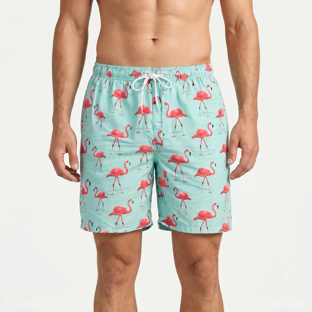 Tropicglide™ -  Men's Printed Swim Shorts -  Beach Holidays