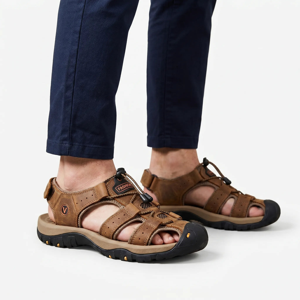 Valerest™ -  Closed-Toe Walking Sandals -  Exploring Uneven Trails