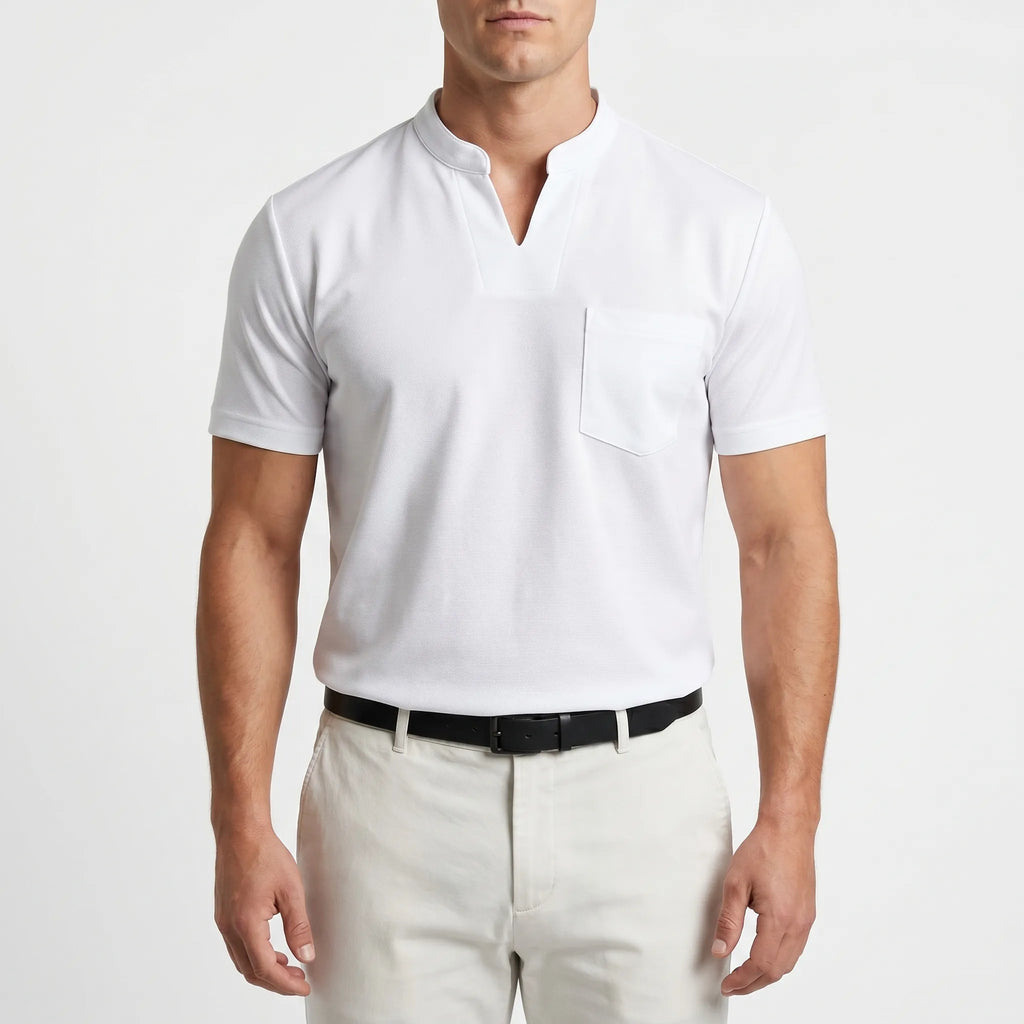 Vancor™ -  Men's Notch-Neck Shirt -  Smart-Casual Events