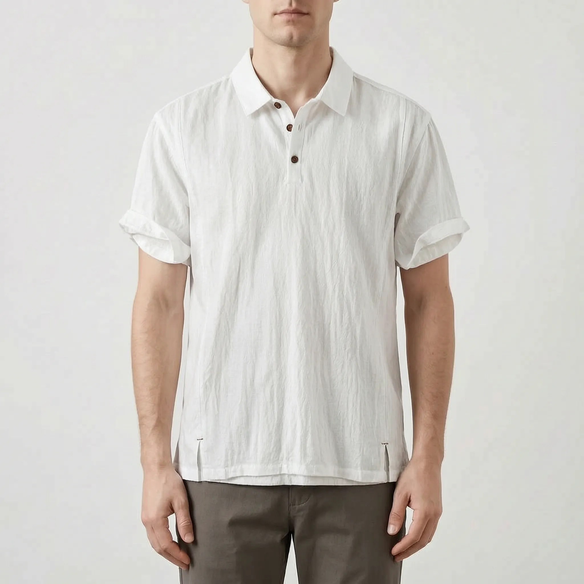Vandrex™ -  Short Sleeve Casual Polo Shirt -  Smart Casual Dressing