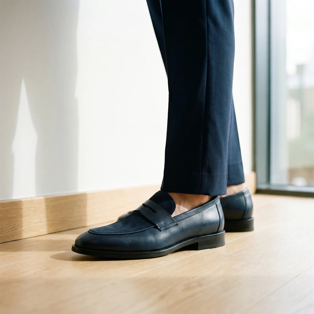 Vantier™ -  Slip-On Penny Loafers -  Smart-Casual Dressing