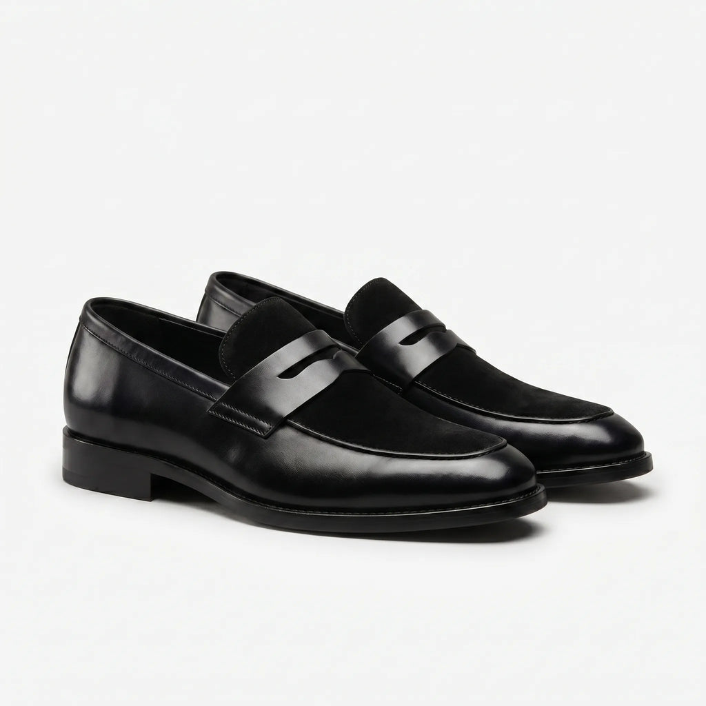 Vantier™ -  Slip-On Penny Loafers -  Smart-Casual Dressing