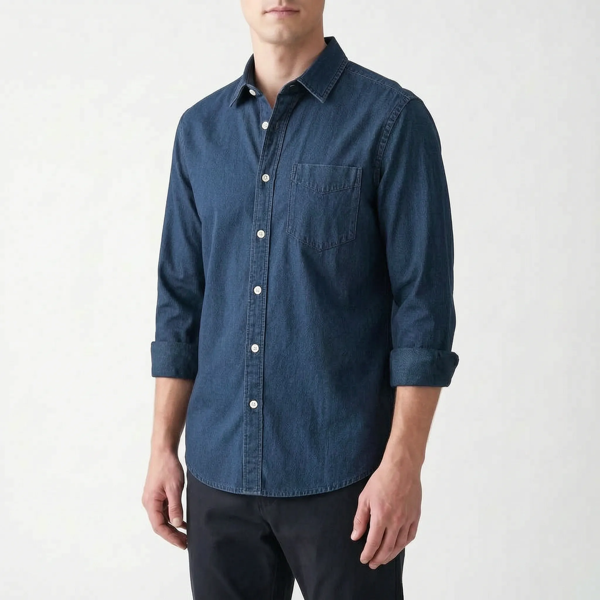 Vanton™ -  Men's Long-Sleeve Shirt -  Office Styling