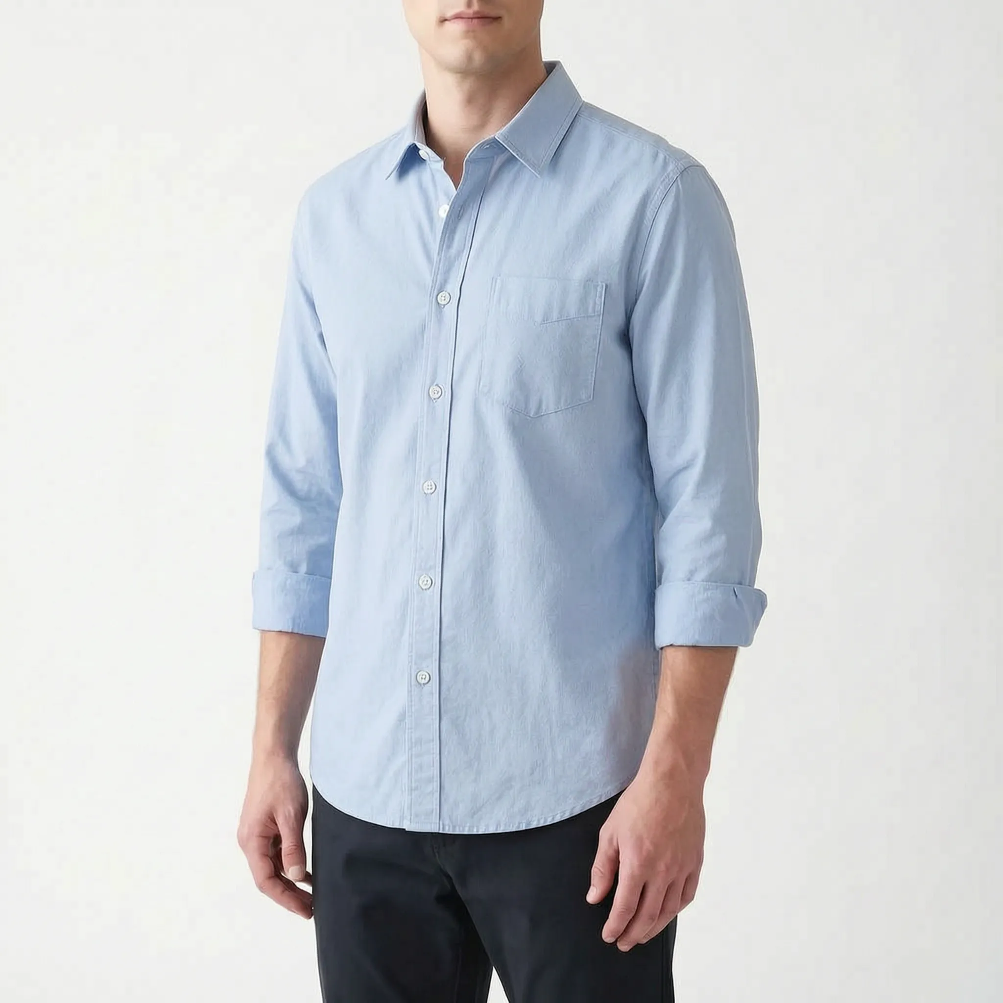 Vanton™ -  Men's Long-Sleeve Shirt -  Office Styling