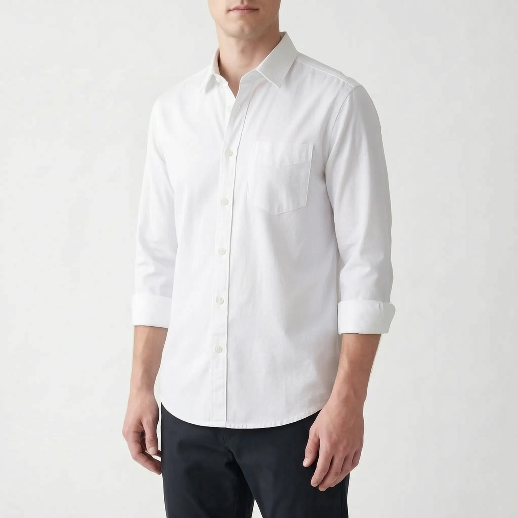 Vanton™ -  Men's Long-Sleeve Shirt -  Office Styling