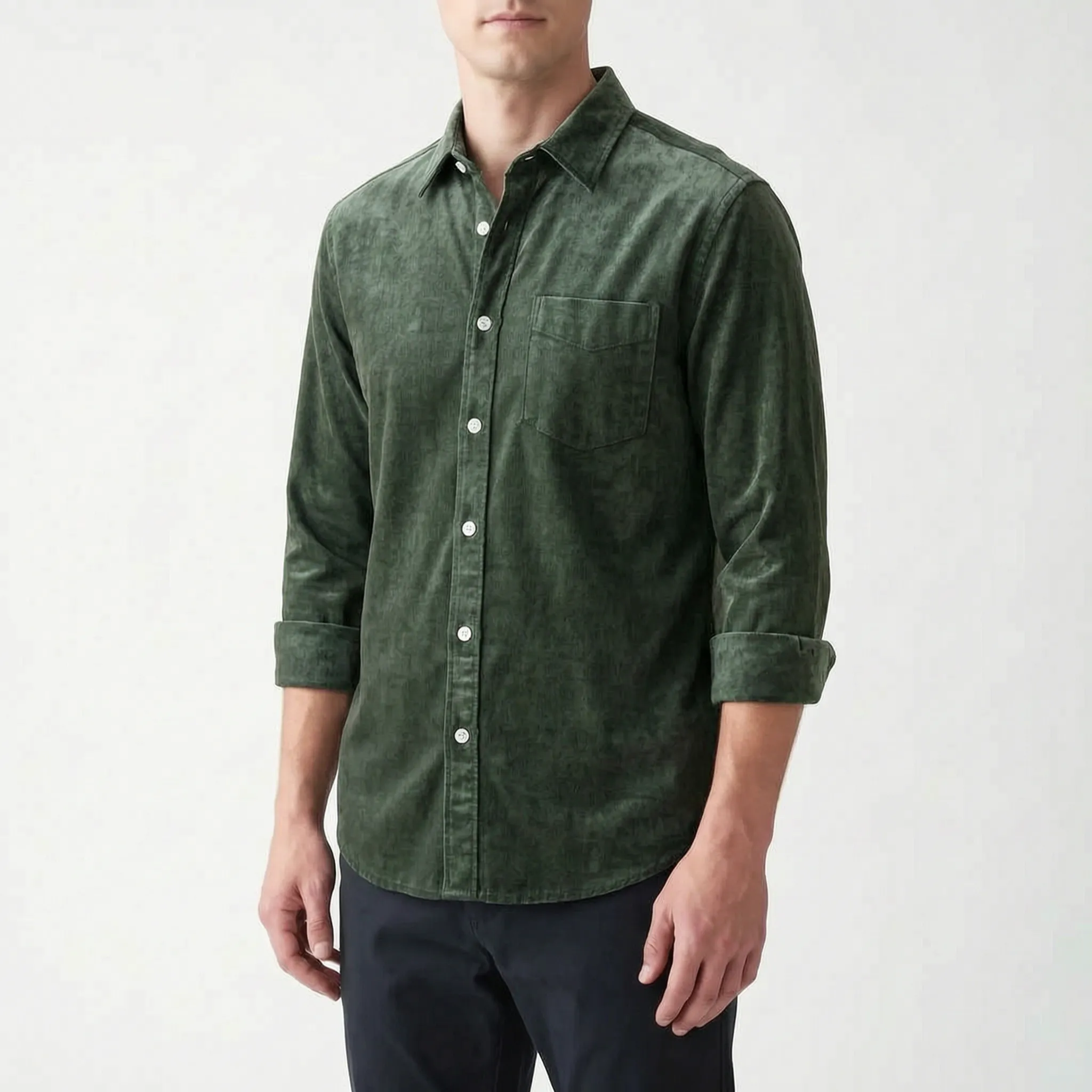 Vanton™ -  Men's Long-Sleeve Shirt -  Office Styling