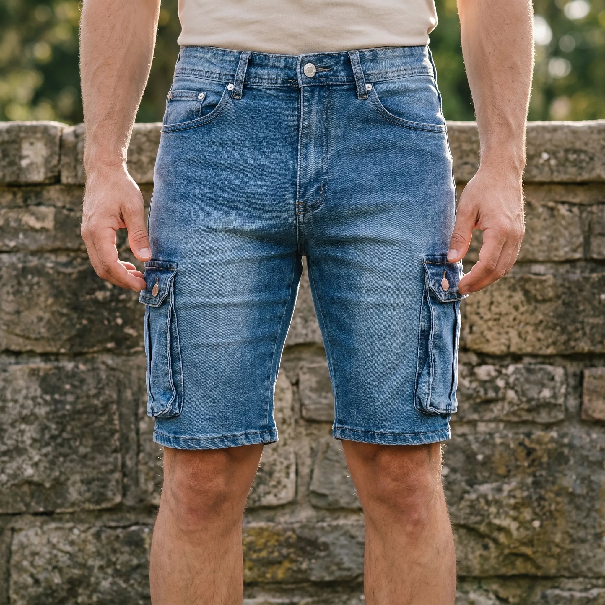 Vantos™ -  Men's Stretch Cargo Shorts -  Carrying Daily Essentials