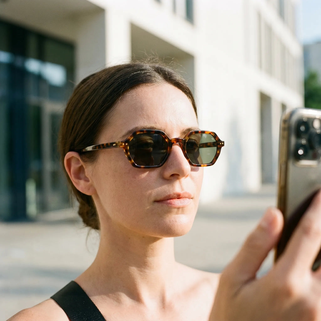 Vantys™ -  Angular Tortoise Shell Sunglasses -  Daily City Commutes