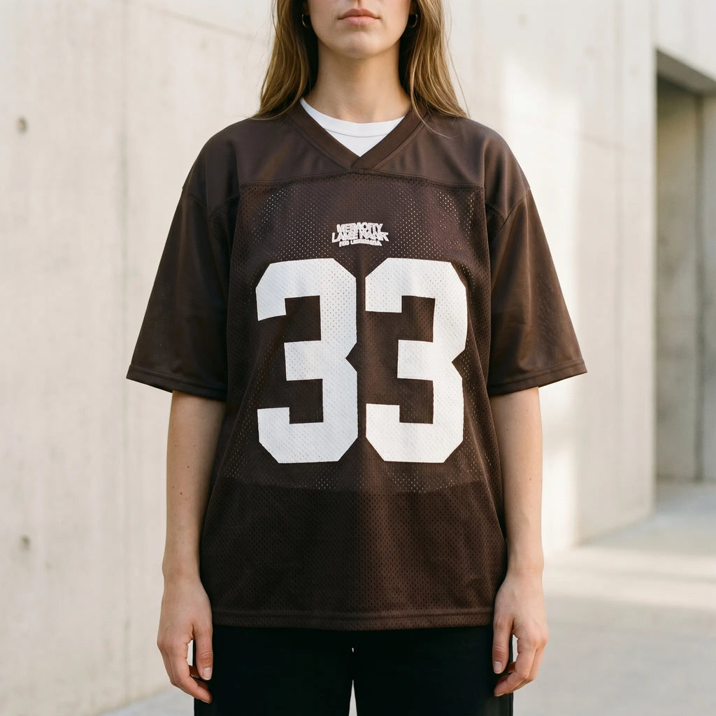 Varsen™ -  Oversized Football Jersey -  Casual Weekend Wear