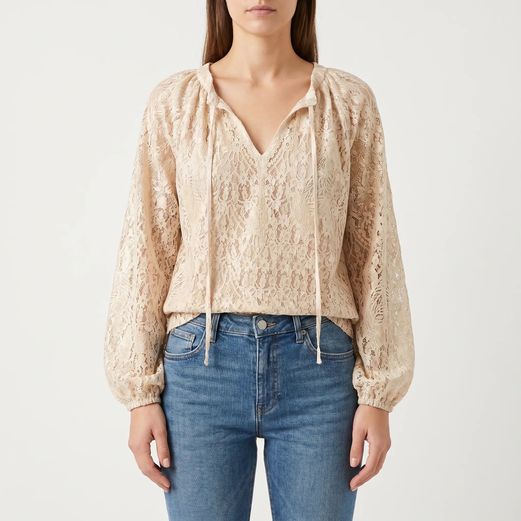 Vayuna™ -  Bohemian Style Long Sleeve Blouse -  Casual Weekend Outings