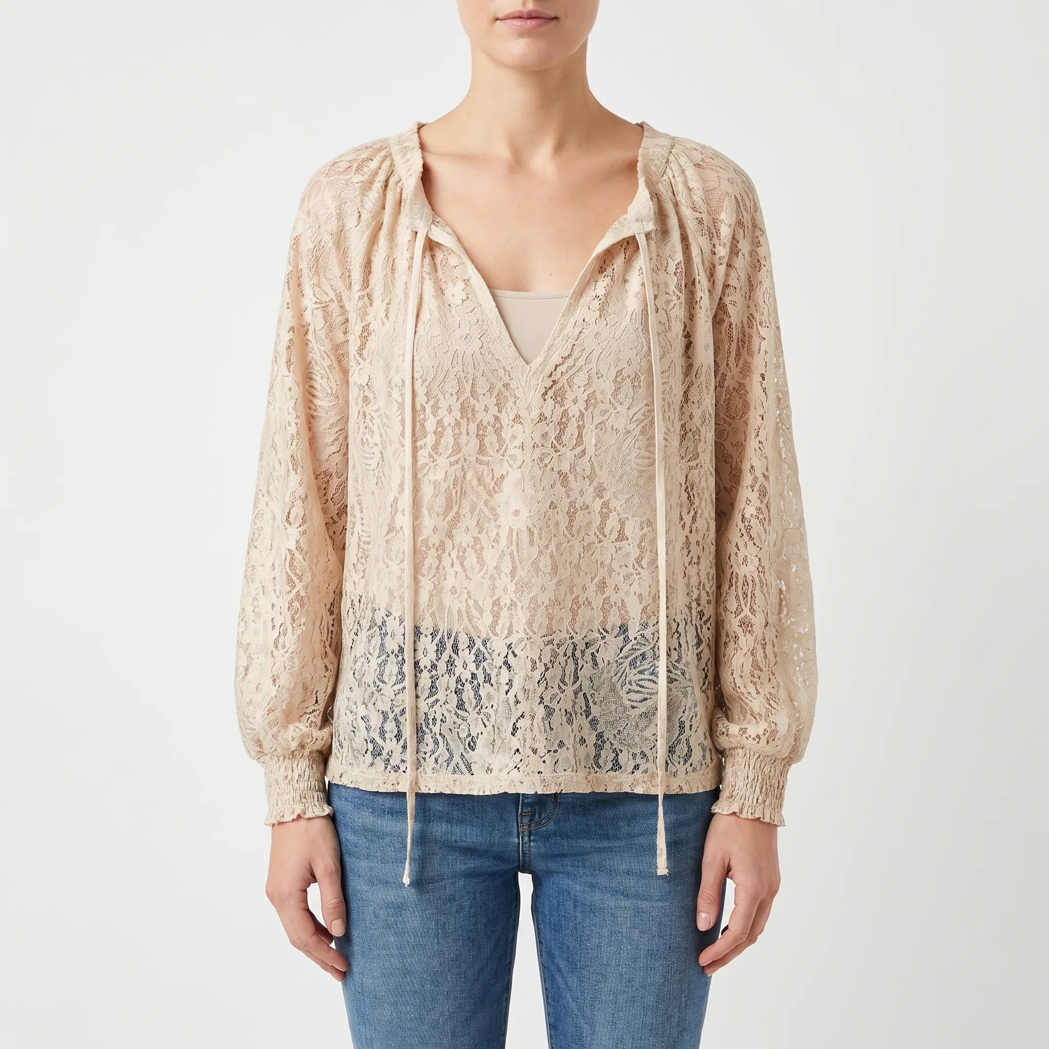 Vayuna™ -  Bohemian Style Long Sleeve Blouse -  Casual Weekend Outings