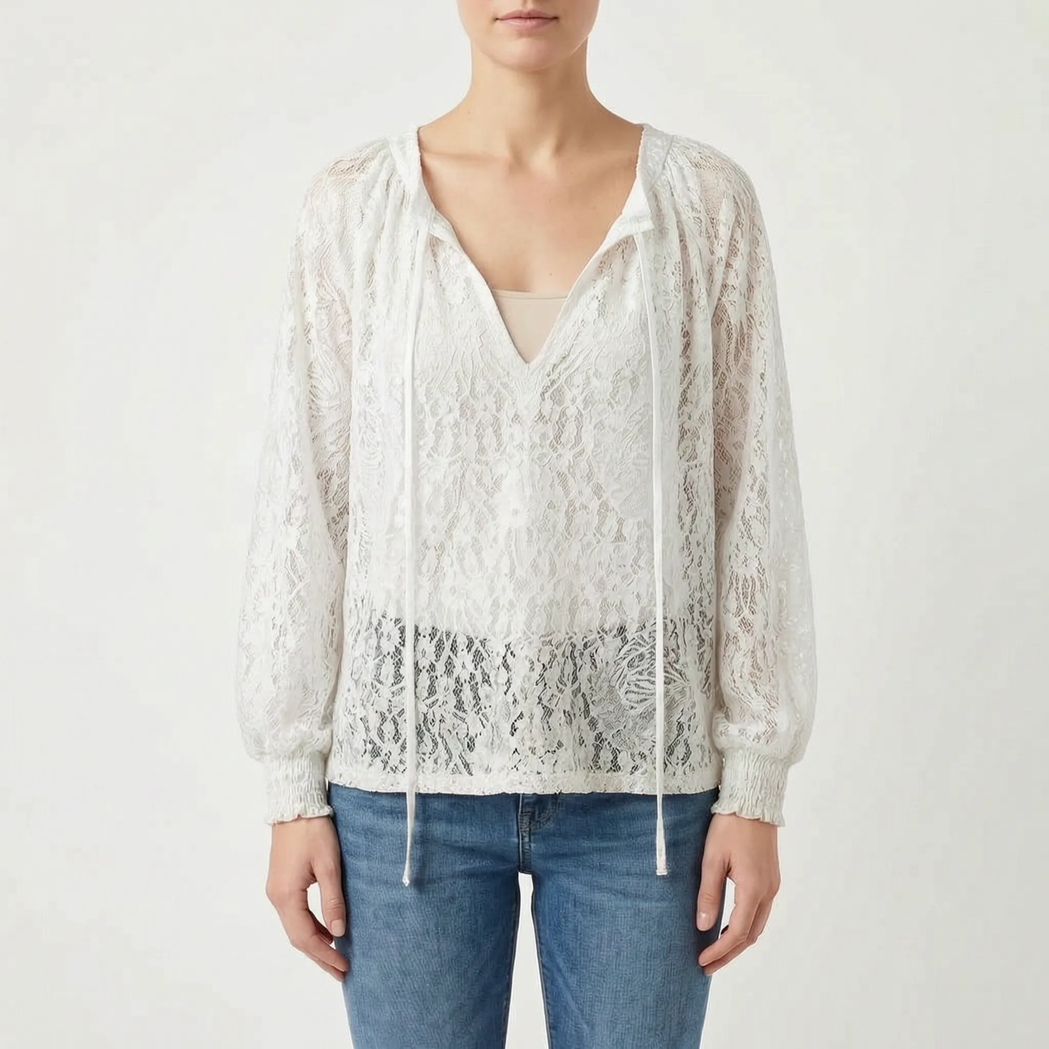 Vayuna™ -  Bohemian Style Long Sleeve Blouse -  Casual Weekend Outings
