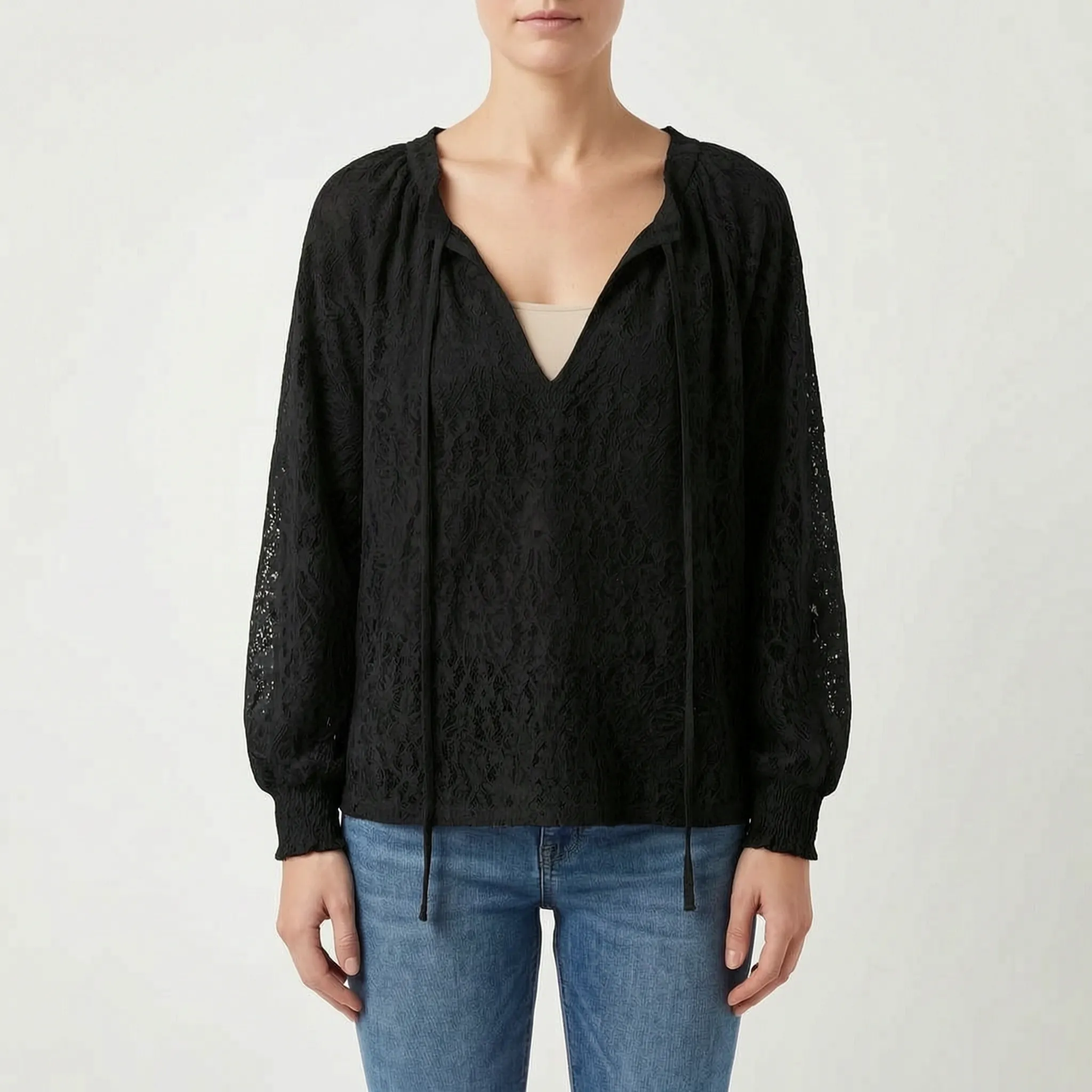 Vayuna™ -  Bohemian Style Long Sleeve Blouse -  Casual Weekend Outings