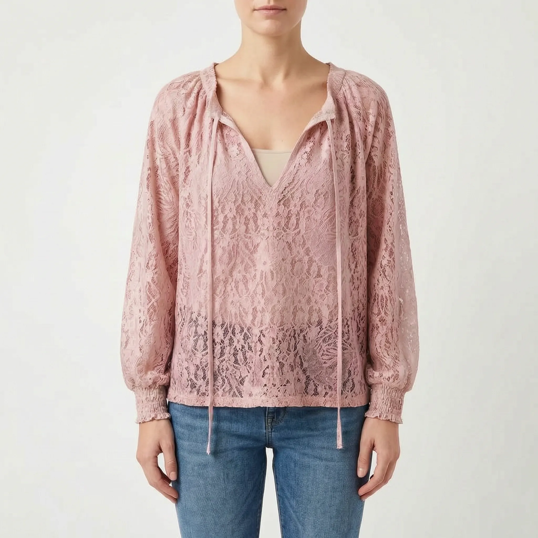 Vayuna™ -  Bohemian Style Long Sleeve Blouse -  Casual Weekend Outings