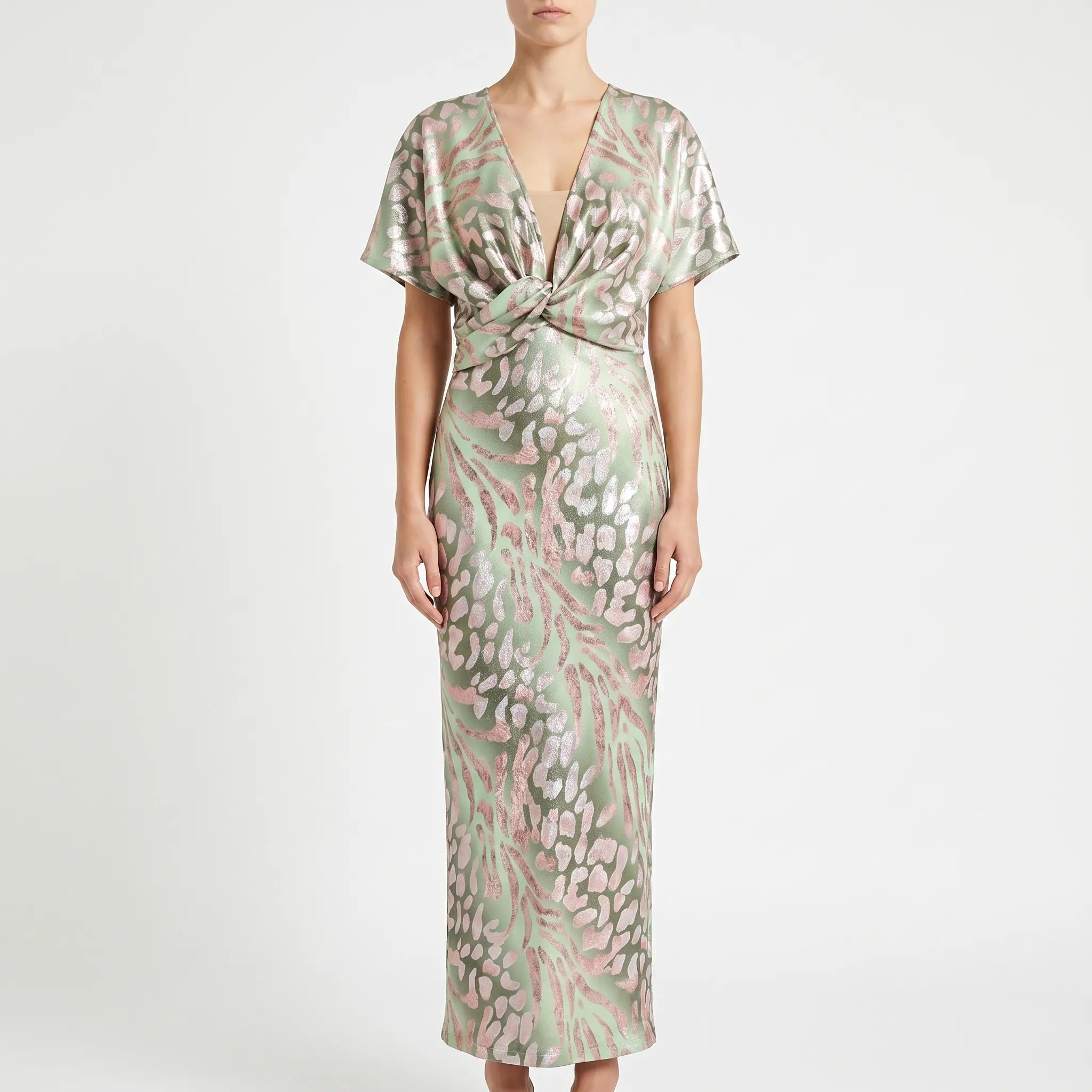 Veloria™ -  Printed Maxi Dress -  Evening Events