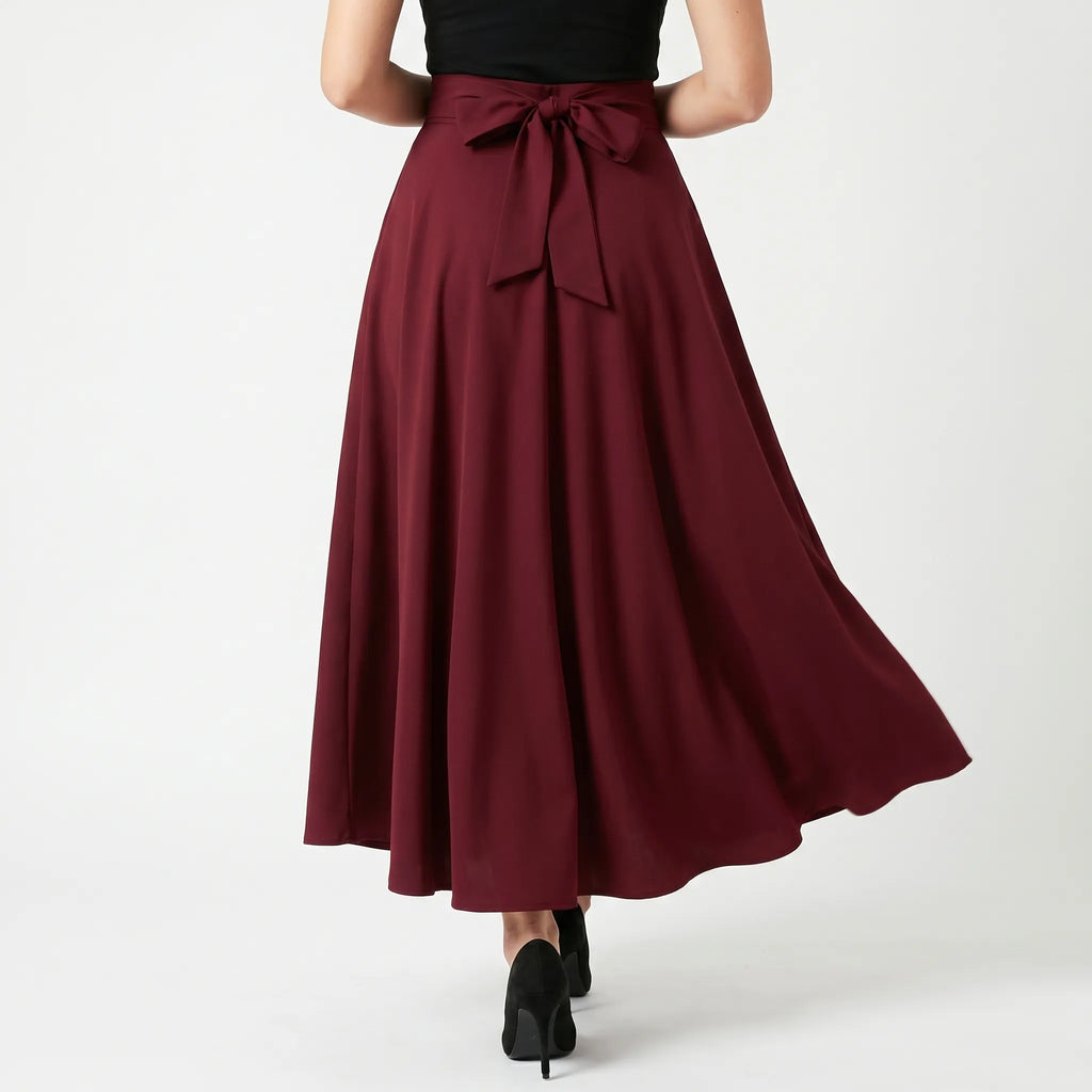 Velorina™ -  High-Waisted A-Line Skirt -  Smart-Casual Office Wear