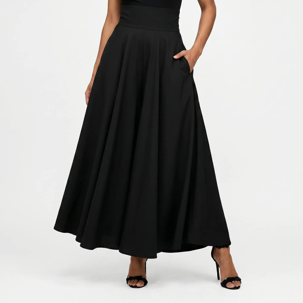 Velorina™ -  High-Waisted A-Line Skirt -  Smart-Casual Office Wear
