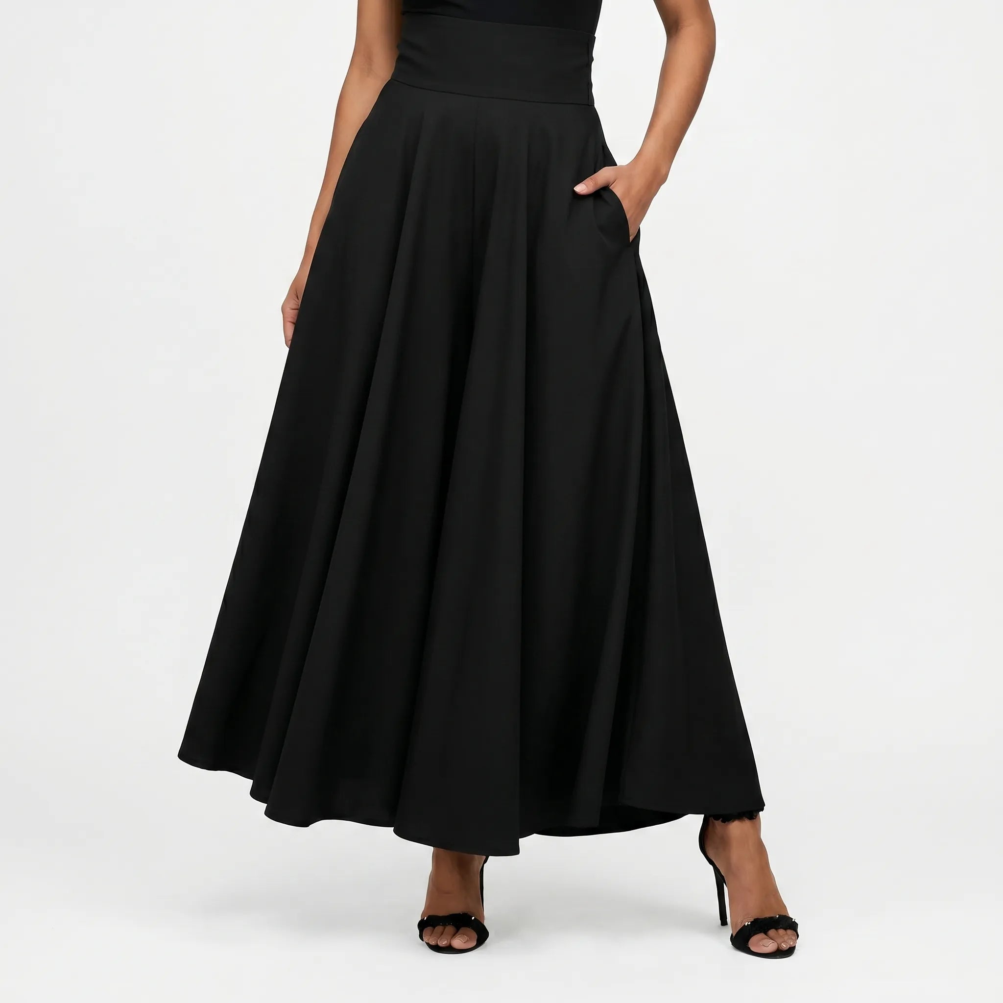 Velorina™ -  High-Waisted A-Line Skirt -  Smart-Casual Office Wear
