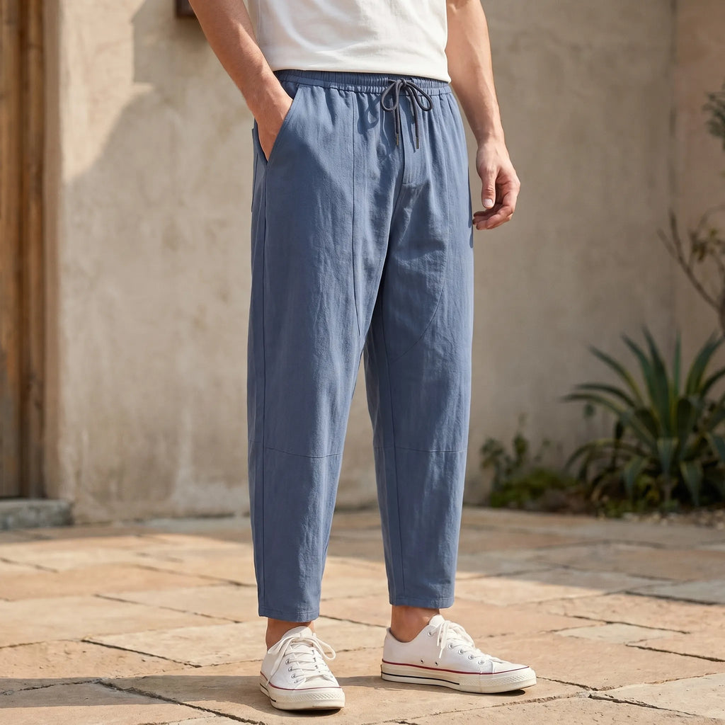 Velsia™ -  Relaxed Fit Cropped Trousers -  Casual Weekend Wear