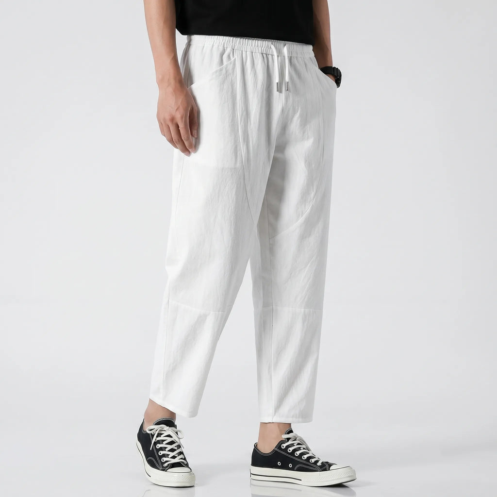 Velsia™ -  Relaxed Fit Cropped Trousers -  Casual Weekend Wear