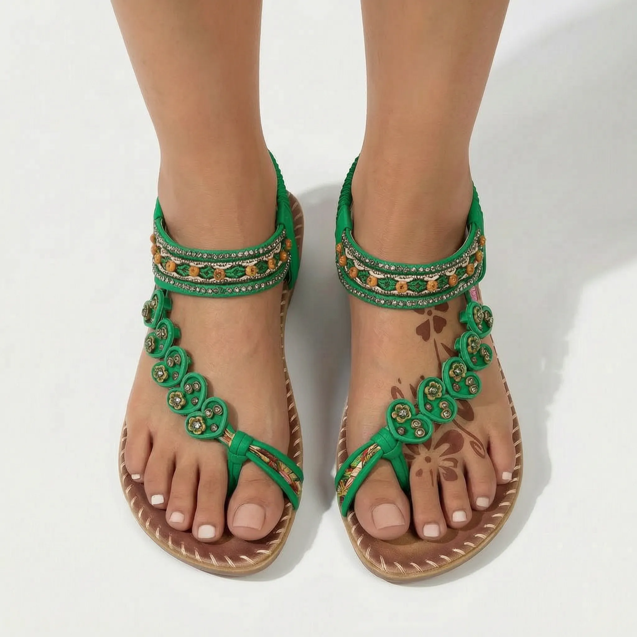 Velsira™ -  Bohemian Flat Sandals -  Casual Outings