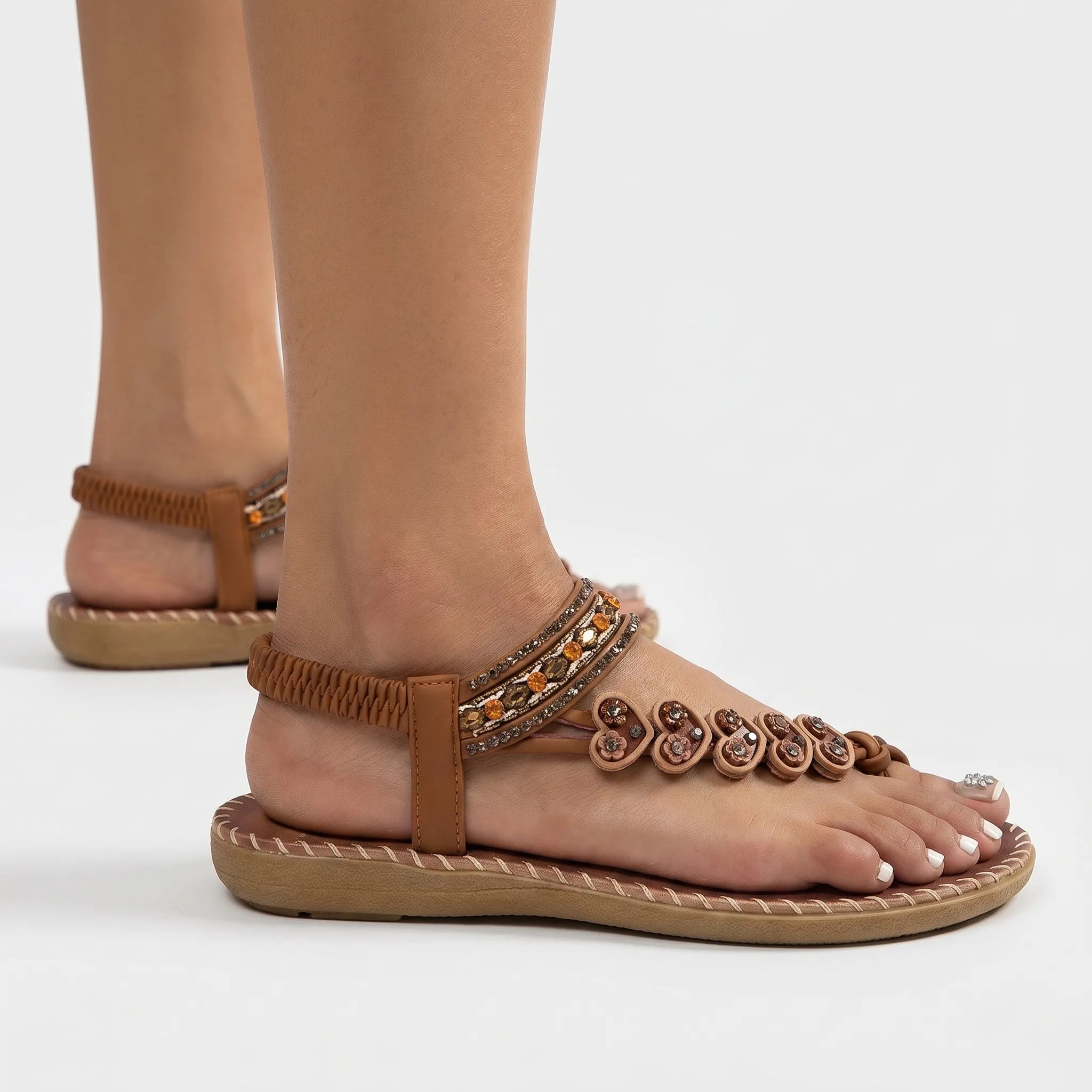 Velsira™ -  Bohemian Flat Sandals -  Casual Outings