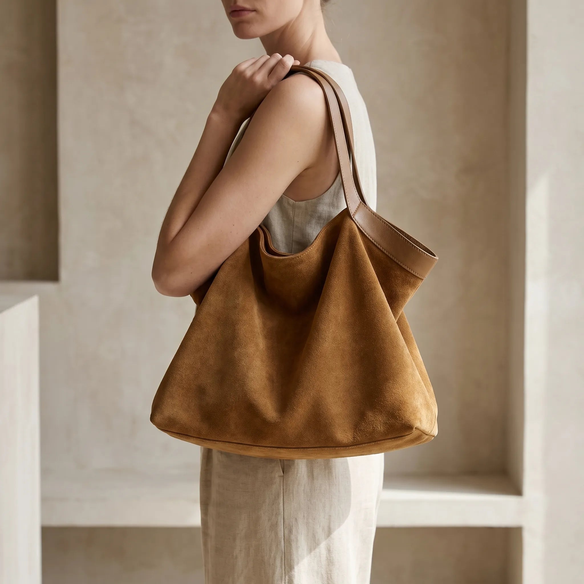Velsura™ -  Slouchy Shoulder Tote -  Daily Commuting