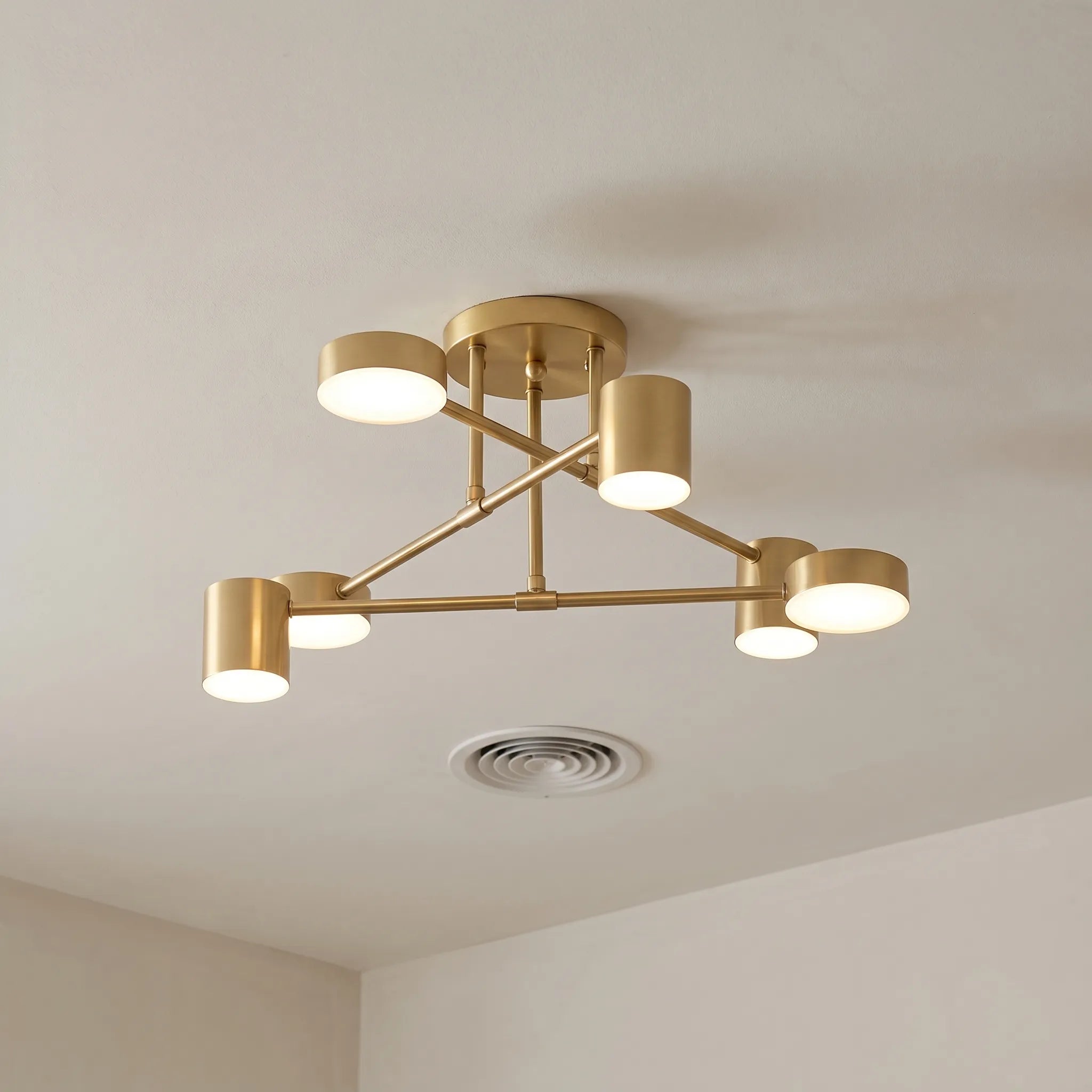 Veltra™ -  Modern Geometric Ceiling Fixture -  Lighting Living Areas