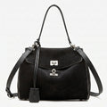 Velura™ -  Soft Textured Top-Handle Bag -  Daily Commuting