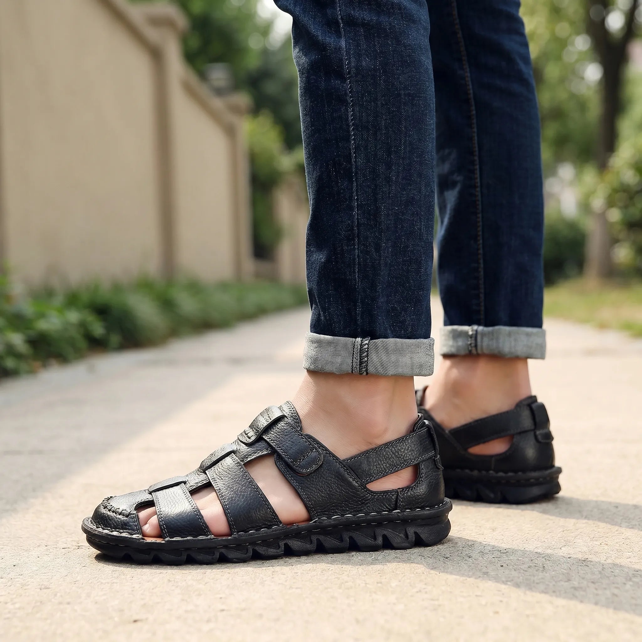 Ventipath™ -  Closed Toe Summer Sandal -  Warm Weather Walking