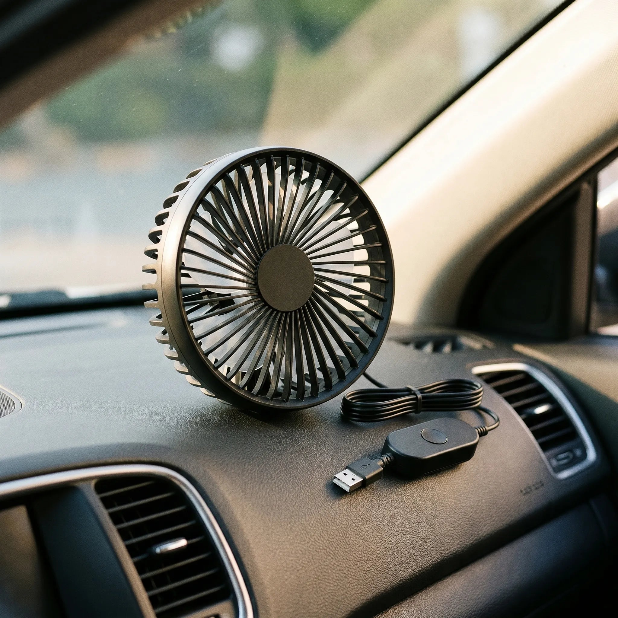 Ventiq™ -  USB Powered Vehicle Fan -  Directing Airflow