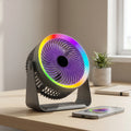 VentoLume™ -  Portable USB Desk Fan -  Cooling Personal Workspaces