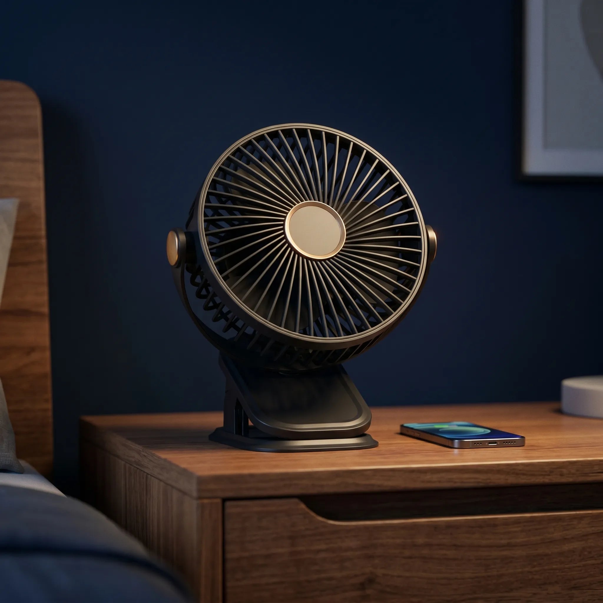 Ventora™ -  Rechargeable Clip-On Fan -  Cooling Workspaces