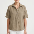 Veralis™ -  Casual Short Sleeve Blouse -  Warm Weather Wear